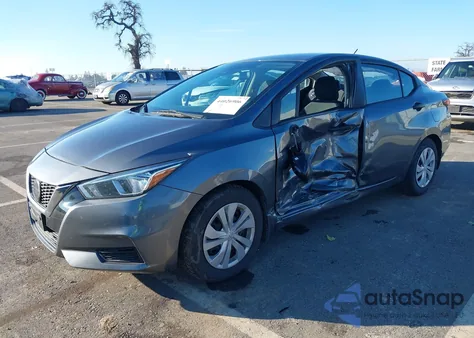 2020 Nissan Versa S Xtronic Cvt z USA, uszkodzony, nr VIN 3N1CN8DV3LL886330